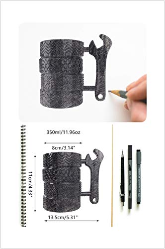 Car Tire Mug - Car Lover Gift for Mechanics & Enthusiasts