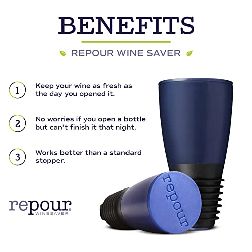 Oxygen Absorbing Wine Saver Bottle Stoppers - Preserves Freshness (10-Pack)