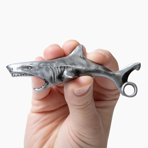 Itera Shark Keychain Bottle Opener - Nautical Nautical Novelty Gift for Men