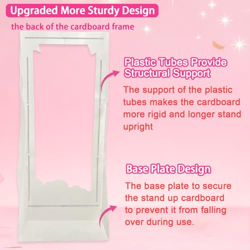 5.2ft Life-Size Doll Box Photo Booth Prop for Party Decorations