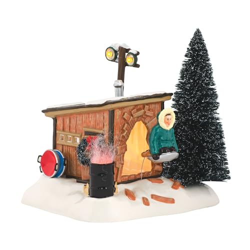 Department 56 National Lampoon Christmas Vacation Griswold Sled Shack Lit Building