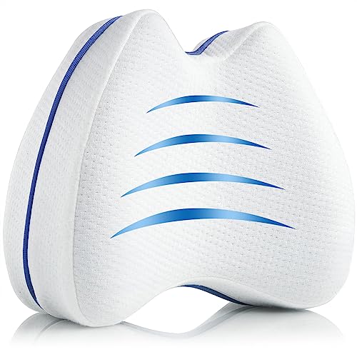 Memory Foam Knee Pillow for Side Sleepers - Pain Relief and Comfort