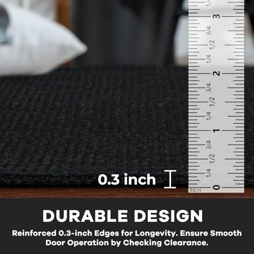 2x7 Braided Cotton Runner Rug - Washable Non-Slip Hallway Entryway Carpet
