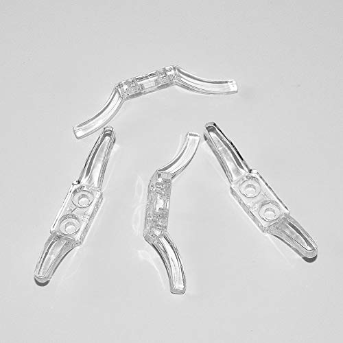 4pcs Clear Blind Cord Safety Cleats with Screws for Window Blinds