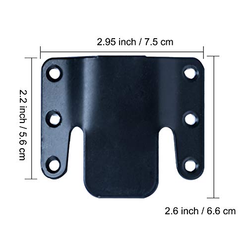 Universal Sectional Couch Connector Brackets with Hardware - 4 Sets (8 Pcs)