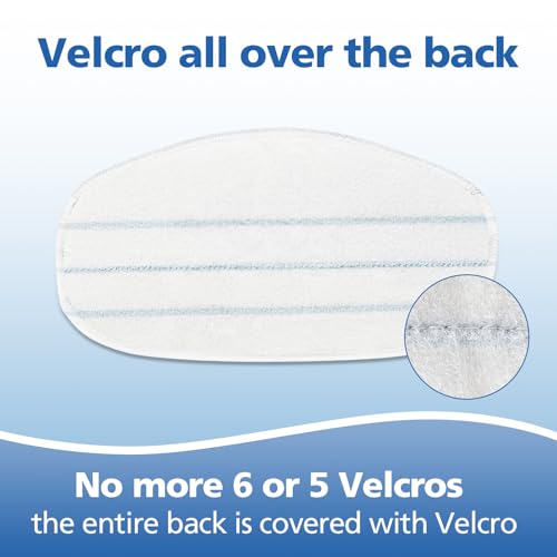 6 Pack Microfiber Steam Mop Pads for 10-in-1 Floor Cleaner, Washable