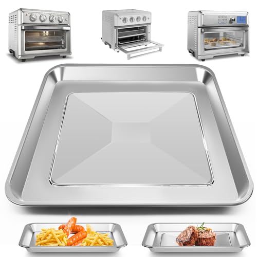 12.4" x 11" Stainless Steel Air Fryer Grill Tray Replacement