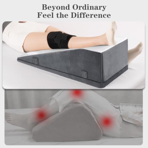 Adjustable Leg Elevation Pillow for Knee Surgery Recovery