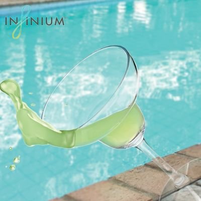 Libbey Infinium 16oz Hurricane Glass - Impact & Shatter-Resistant, Dishwasher Safe, 12 Pack