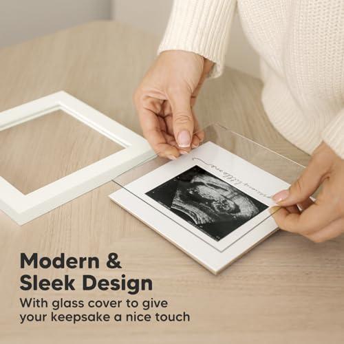 Baby Hand and Footprint Frame Kit with Quick Dry Clay - Newborn Keepsake