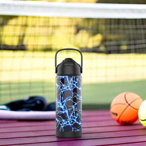 18 oz Insulated Kids Water Bottle with Straw and Silicone Boot