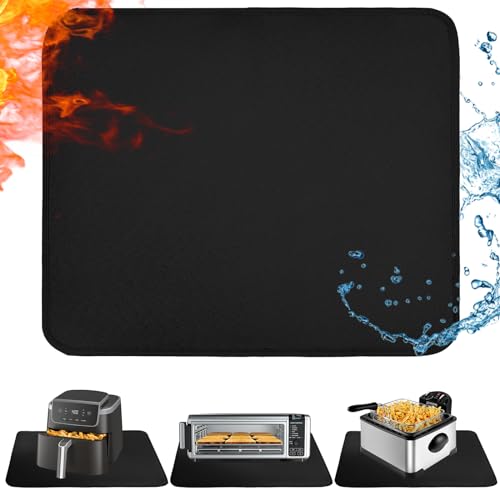 Heat Resistant Countertop Mat for Air Fryer - 20x16 in, Fireproof Slider