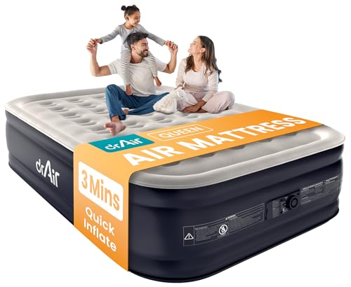 Queen Air Mattress with Built-in Pump - 18" Raised Inflatable Air Bed