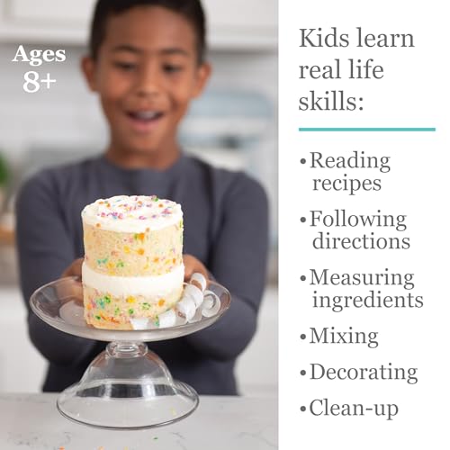 Kids Cake Decorating Kit with Springform Pans and Pastry Bags
