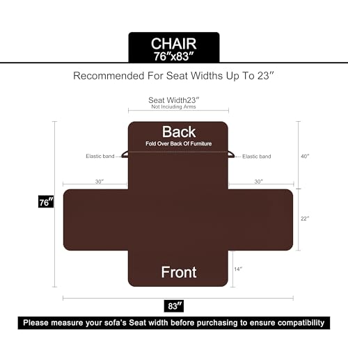Reversible Armchair Cover for Dogs – Water Repellent, Washable, 23"