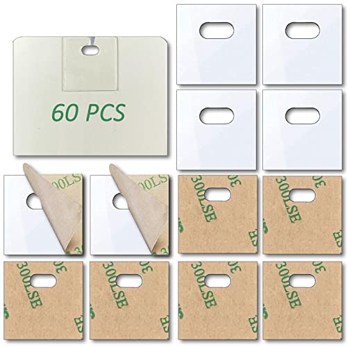 Clear Vertical Blind Repair Tabs (60 Pack) - Self-Adhesive Slat Fixers