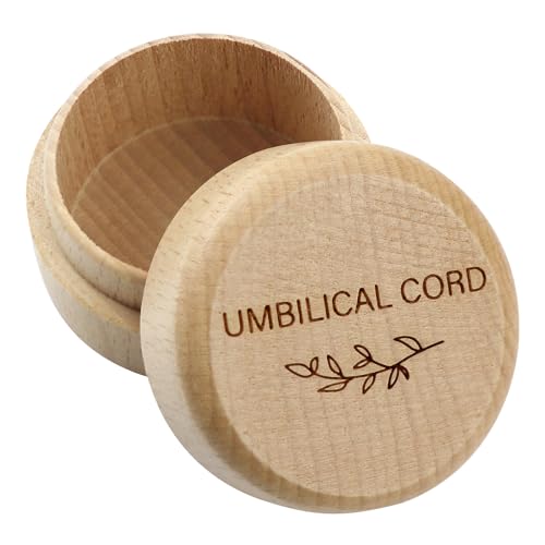 Wooden Baby Umbilical Cord Memorial Box - Keepsake Gift