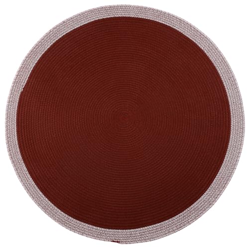 35" Reversible Round Christmas Tree Stand Mat - Absorbent Floor Protector