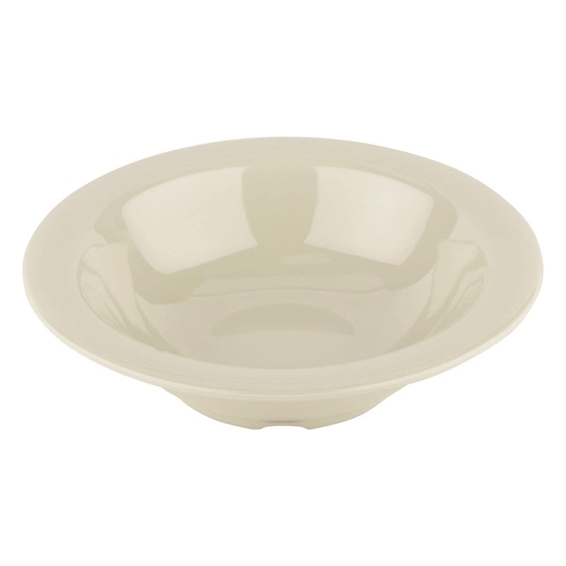 G.E.T. B-139-DI Melamine Wide Rim Fruit/Dessert Bowl, 13 Ounce, Diamond Ivory (Set of 12)