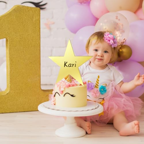 11-Inch Gold Star Cutouts - 15 Pack Double-Sided Cardstock Party Decor