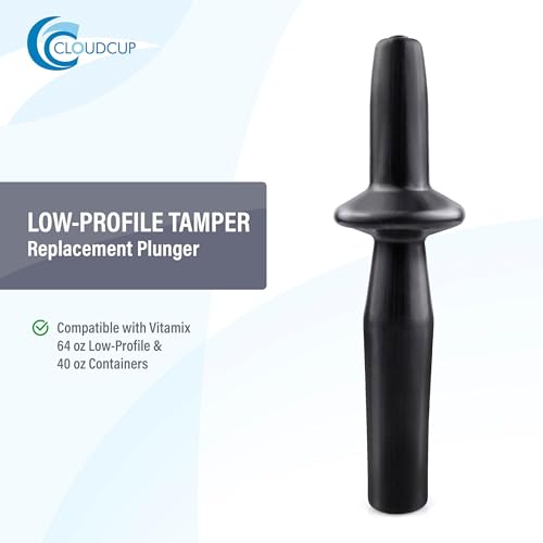 Low-Profile Blender Tamper for 40oz and 64oz Wide Containers