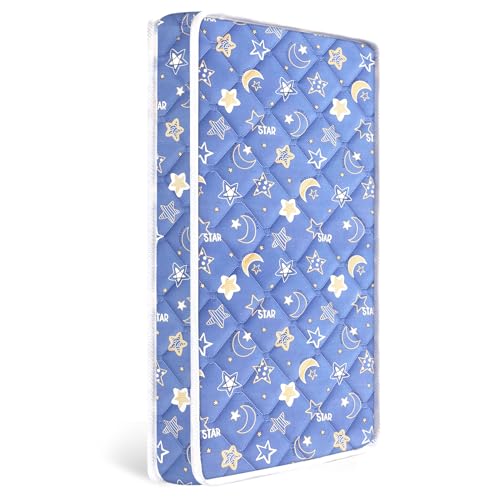 Firm Breathable Dual-Sided Crib & Toddler Mattress (52" x 27.6" x 5")