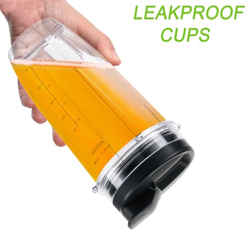24oz Blender Replacement Cups with Sip & Seal Lids, 2-Pack