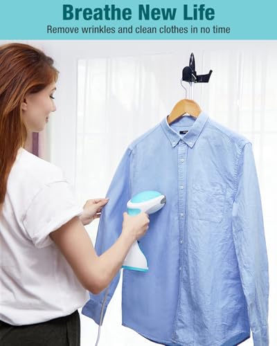 BEAUTURAL Handheld Garment Steamer for Clothes Wrinkle Remover, 1200W