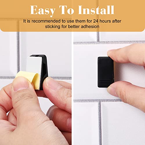 30 Pcs Self-Adhesive Wall Clips for Hanging Photos, Posters & Tapestries