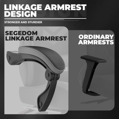 Ergonomic Gaming Chair with Footrest and Massage Lumbar Support