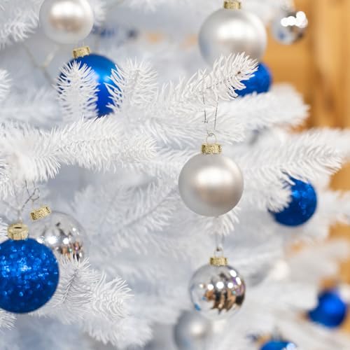 Fukaisu 100pcs Gold Christmas Ornament Caps 1.3cm/0.5in Hanger Adapter