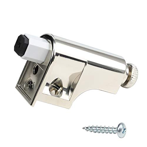 5-Pack Soft Close Cabinet Door Dampers - Polished Nickel Adapters