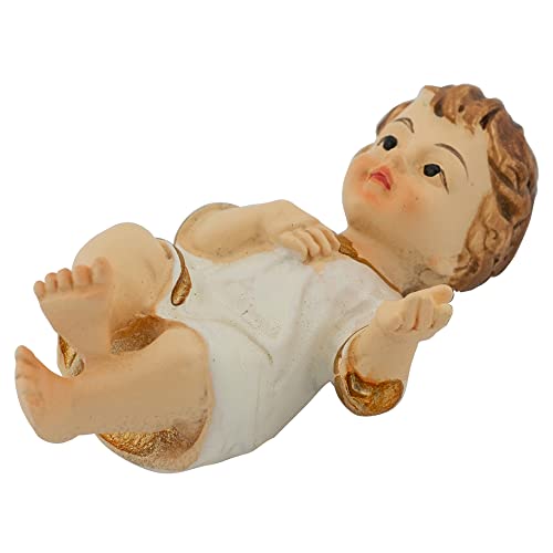 2-Inch Baby Jesus Figurine - Christian Nativity Scene Manger Decor