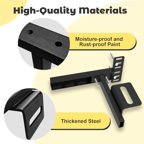 Universal Adjustable Headboard Brackets for Metal Bed Frame, 2 Pack