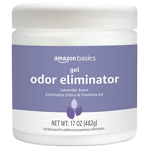 Amazon Basics Gel Odor Eliminator, Activated Charcoal & Lavender, 17 Oz