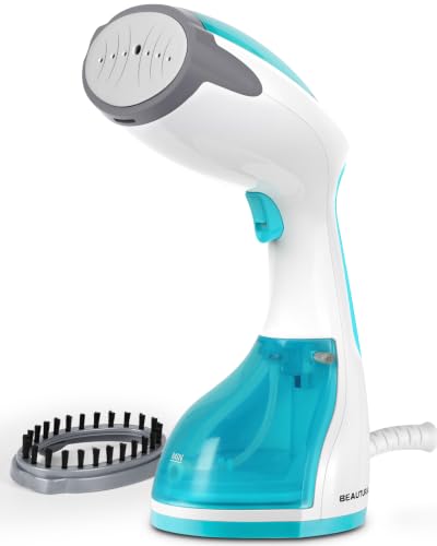 BEAUTURAL Handheld Garment Steamer for Clothes Wrinkle Remover, 1200W