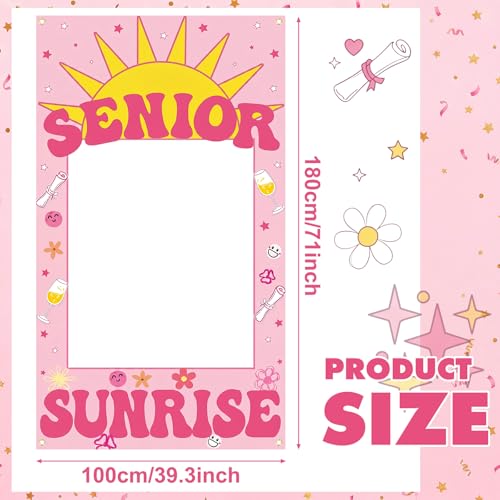 Breling Senior Sunrise Photo Frame 2027 - Square - Class of 2027 Graduation Decor