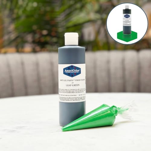 Americolor Soft Gel Paste Food Color, 13.5-Ounce, Leaf Green