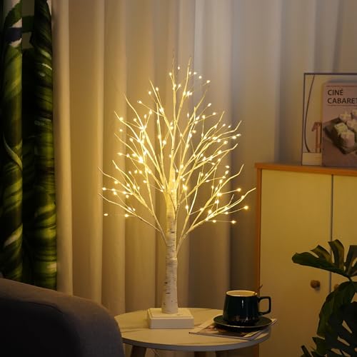 144 LED Fairy Birch Tree Light with Timer - USB & Battery Powered