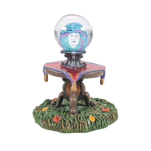 Madame Leota Manifested Halloween Village Figurine - Hand-Painted Resin, 3.2"