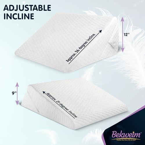 Adjustable Bed Wedge Pillow for Sleep Apnea & Chronic Pain Relief