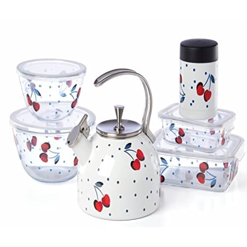 kate spade new york Vintage Cherry Dot 4-Piece Rectangular Storage Set