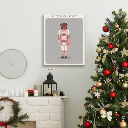 HQFRDNF Christmas 22 Nutcracker Wall Art - Festive Holiday Decor 8x10"