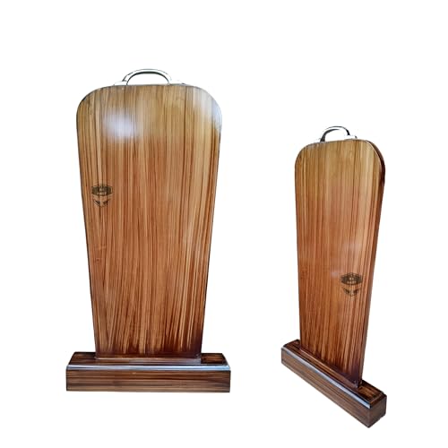 Prayer Barrier Namaz Sutra - Wooden Islamic Prayer Divider for Home Mosque Office - Multicolor Line, Simple Variation