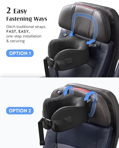 Travel Neck Pillow with 3D Sleep Mask for Long Flights