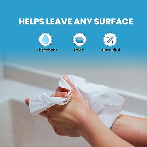 White Multifold Paper Towels - 100% Recycled Fiber (500 Total Sheets)