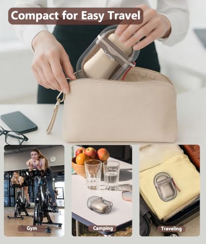 Leakproof Travel Soap Case with Lid - Portable Bar Soap Holder for Camping