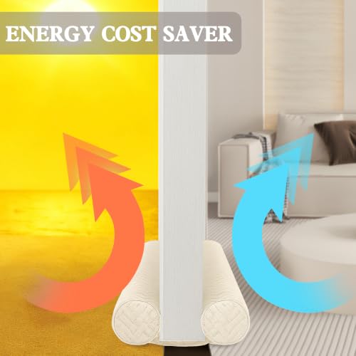 Under Door Draft Stopper and Noise Blocker - Adjustable 30"-36" Velvet Gap Filler