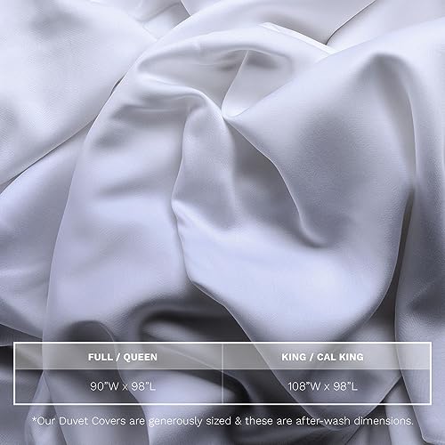 Oversized Bamboo Viscose Duvet Cover - Silky Soft & Thermal-Regulating