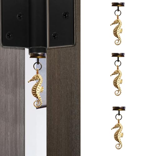3PCS Marine Animal Decorative Hinge Heads Set - Magnetic Door & Furniture Accents